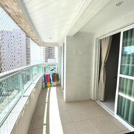 Apto Em Praia Grande, Aviacao, 150 M Da Praia! Exterior photo