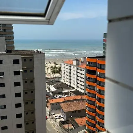 Apto Em Praia Grande, Aviacao, 150 M Da Praia! Exterior photo